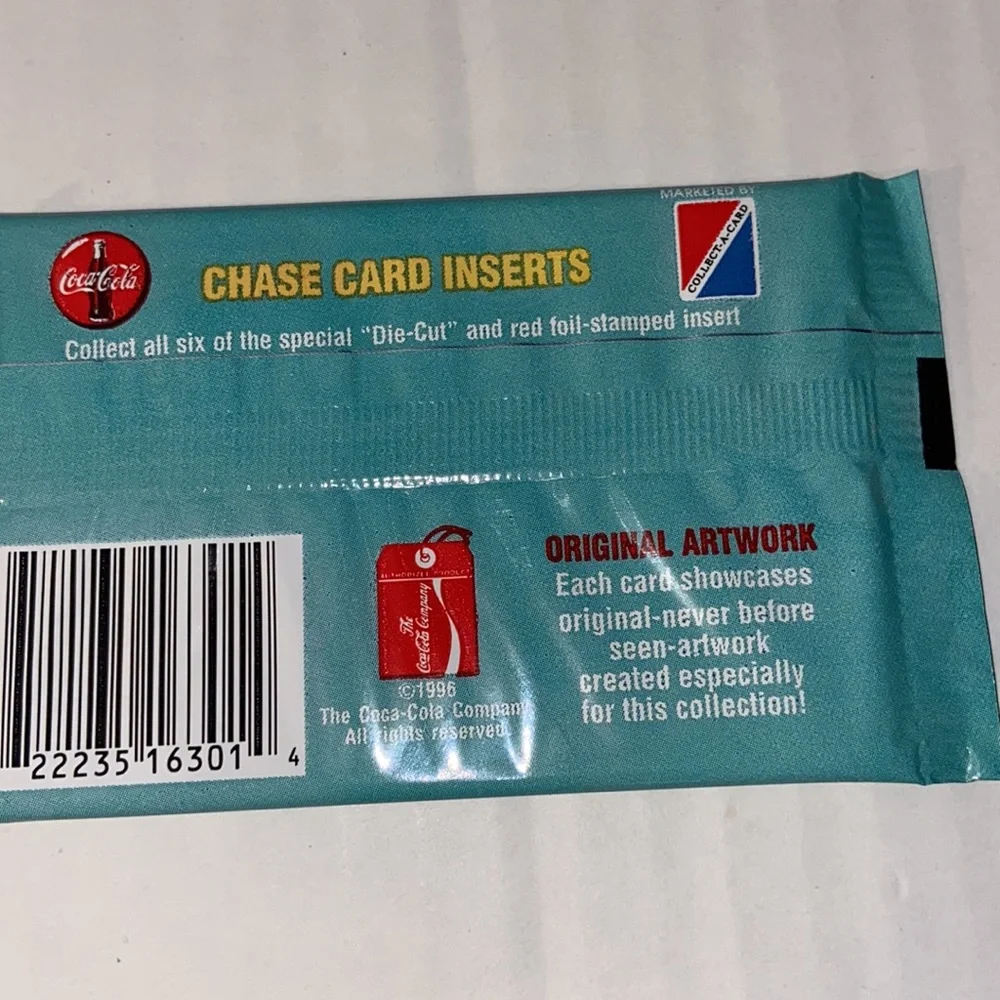 Coca Cola Vintage 1996 5 New And Unopened Packages Of South Pole Vacatio…